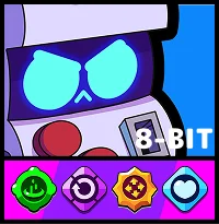 8-bit - Brawl Stars-personages