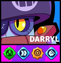 Darryl - Brawl Stars-personages