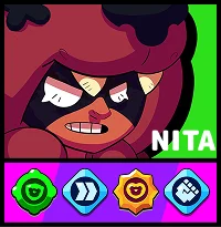 Nita - Brawl Stars-personages