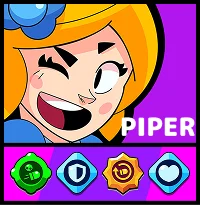 Piper - Brawl Stars-personages