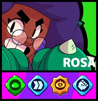 Rosa - Brawl Stars-personages