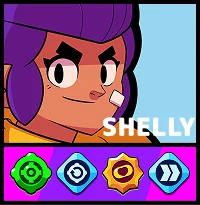 Shelly - Brawl Stars-personages